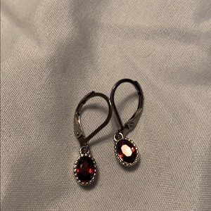 Hoop dangle earrings
